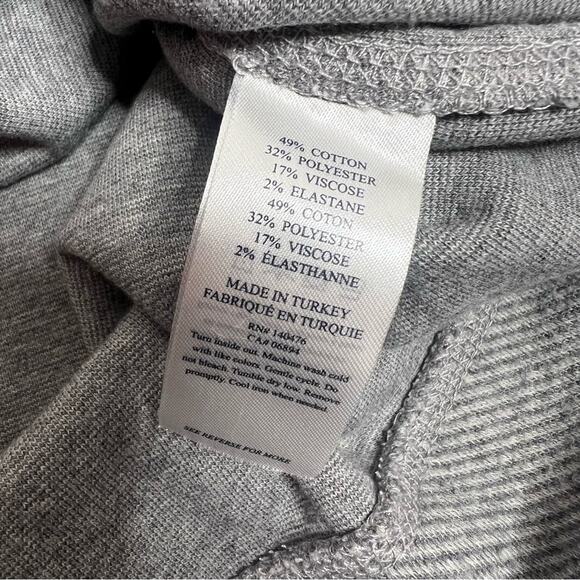 Faherty crewneck sweater herringbone gray Sz XL - Picture 6 of 7